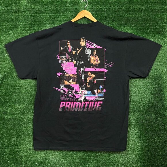 Primitive x WWE Bret Hitman Hart T-Shirt Size 2XL - Picture 1 of 4